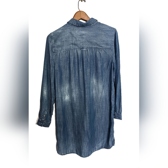 American Eagle Outfitters Denim Shirt Dress Women's Size Medium NWOT - Picture 2 of 5